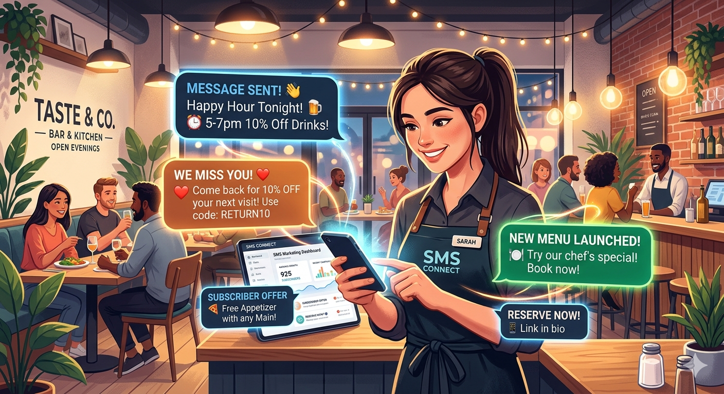 How Restaurants Can Use SMS Marketing to Increase Sales and Customer Revisits